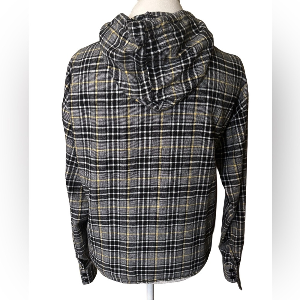 Hot Topic Flannel Hoodie Size M - Picture 4 of 7